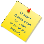 Contact  Simon Venn  for a visit  or for on-line support.